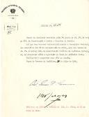 Decreto de convocação extraordinária de reunião da Assembleia Nacional para o dia 25 de julho de 1949, para se pronunciar sobre a aprovação do Pacto do Atlântico Norte. 