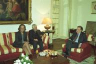 Audiência e almoço concedidos pelo Presidente da República e Senhora de Jorge Sampaio, ao Cardeal Patriarca de Lisboa, D. José Policarpo, a 30 de novembro de 1998