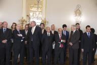 O Presidente da República, Marcelo Rebelo de Sousa condecora a Associação Portuguesa de Imprensa e homenageia a imprensa portuguesa, a 25 de abril de 2017