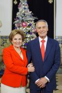 Fotografia de Natal do Presidente da República e Senhora de Aníbal Cavaco Silva, a 16 de dezembro de 2015 