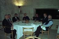 Reunião e jantar do Presidente da República, Jorge Sampaio, com colaboradores, em dezembro de 1998