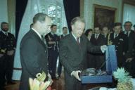 Visita do Presidente da República, Jorge Sampaio, ao Comando Naval - Base Naval do Alfeite, a 30 de abril de 1998