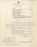 Convocatória (Minuta) para a Reunião do Conselho Superior da Defesa Nacional, a realizar no Palácio de S. Bento, pelas 16.00 horas do dia 11 de abril de 1969
