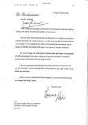 Carta do Presidente Federal da Áustria, Thomas Klestil, dirigida ao Presidente da República Portuguesa, Jorge Sampaio, agradecendo o convite e a hospitalidade com que foi acolhido durante visita de trabalho a Lisboa.
