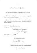 Decreto que nomeia, sob proposta do Governo, o embaixador João Diogo Correia Saraiva Nunes Barata para o cargo de Embaixador de Portugal em Bona [Alemanha].