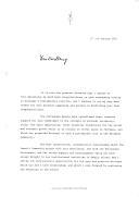 Carta do Príncipe Karim Aga Khan endereçada ao Presidente da República de Portugal, Jorge Sampaio, felicitando-o pela sua reeleição e louvando o presidente português pelo apoio dado às iniciativas institucionais realizadas no âmbito da Comunidade Ismaelita.