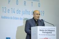 O Presidente da República Marcelo Rebelo de Sousa preside, no Porto, à Sessão plenária de abertura do 1.º Congresso Mundial de Redes da Diáspora Portuguesa, que decorre sob o tema “Por uma Visão Estratégica partilhada”, a 13 de julho de 2019