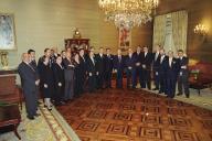 O Presidente da República, Jorge Sampaio, oferece uma receção em honra dos Ministros dos Negócios Estrangeiros Ibero-Americanos, a 1 de outubro de 2003