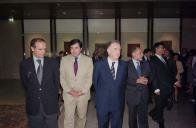 Deslocação do Presidente da República, Jorge Sampaio, à Fundação Calouste Gulbenkian, por ocasião da cerimónia de reabertura do Museu Gulbenkian, a 20 de julho de 2001