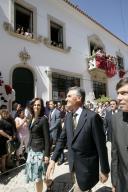 Deslocação do Presidente da República, Aníbal Cavaco Silva, a Tomar, por ocasião da Festa dos Tabuleiros, a 8 de julho de 2007