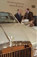 O Presidente da República, Jorge Sampaio, visita o Salão Internacional do Automóvel, na FIL - Parque das Nações, a 31 de maio de 2000