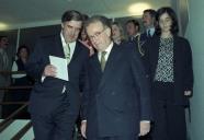 Deslocação do Presidente da República, Jorge Sampaio, ao Centro Cultural de Belém, onde assiste à estreia do espetáculo "Pásion Gitana" de Joaquim Cortés, a 1 de julho de 1997