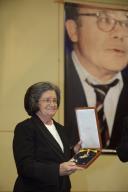 A Dra. Maria Cavaco Silva participa na Sessão Solene de Homenagem a José Álvaro Vidal, por ocasião do 41º Aniversário da CEBI - Fundação para o Desenvolvimento Comunitário de Alverca, a 25 de novembro de 2009