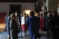 A Dra. Maria Cavaco Silva acompanha em visitas em Braga as mulheres dos Chefes de Estado do Grupo de Arraiolos, que se reuniram em Tibães, a 29 de setembro de 2014