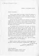 Carta do Presidente do Conselho de Estado [da República da Guiné-Bissau], Luís Cabral, endereçada ao Presidente da República Portuguesa, General António Ramalho Eanes, agradecendo e aceitando convite para visitar oficialmente Portugal, em princípios do ano de 1978, em data a ser fixada pela via diplomática.