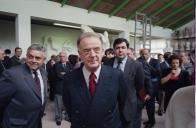 Deslocação do Presidente da República, Jorge Sampaio, às Caldas da Rainha, por ocasião da inauguração da ampliação do Atelier Museu António Duarte, a 21 de julho de 2001
