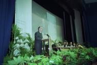 Deslocação do Presidente da República, Jorge Sampaio, ao Fórum Lisboa, onde preside à Sessão de Abertura da Conferência "A Cultura Integral do Indivíduo, Hoje", a 22 de abril de 1998