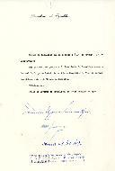 Decreto de nomeação do Coronel Afonso Magalhães de Almeida Fernandes para exercer o cargo de Subsecretário de Estado do Exército.