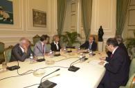 Audiência concedida pelo Presidente da República, Jorge Sampaio, à Comissão Trilateral, a 15 de junho de 2004