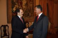 Audiência concedida pelo Presidente da República, Aníbal Cavaco Silva, ao Presidente do Conselho de Ministros de Itália, Romano Prodi, a 2 de maio de 2007
