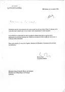 Carta de Flavio Cotti, Presidente da Confederação Suíça, dirigida ao Presidente da República Portuguesa, Jorge Sampaio, agradecendo a forma como foi recebido por ocasião da sua visita a Lisboa e assinalando a excelente colaboração na preparação da próxima Cimeira da OSCE.