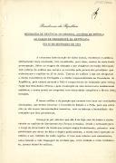 Mensagem de renúncia do General António Spínola ao cargo de Presidente da República, em 30 de setembro de 1974. 