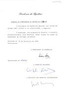 Decreto de exoneração do ministro plenipotenciário Luis Martinez Pazos Alonso do cargo que exercia como Embaixador de Portugal em Dublin [Irlanda] 