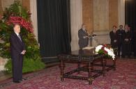 O Presidente da República, Jorge Sampaio, confere posse aos Secretários de Estado do XVII Governo Constitucional, no Palácio Nacional da Ajuda, a 14 de março de 2005