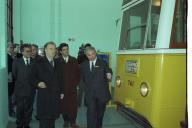 Visita do Presidente da República, Jorge Sampaio, por ocasião da inauguração do Museu da Carris, a 12 de janeiro de 1999