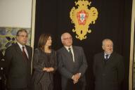 O Presidente da República, Aníbal Cavaco Silva, condecora a Fundação Eugénio de Almeida com o grau de Membro Honorário da Ordem do Infante D. Henrique, a 5 de dezembro de 2013