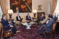 O Presidente da República Marcelo Rebelo de Sousa reúne com o Presidente do Conselho Europeu, Donald Tusk, no Palácio de Belém, a 20 junho 2016