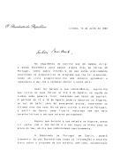 Carta do Presidente da República, Mário Soares, endereçada à Presidente da República da Irlanda, Mary Robinson, informando-a estarem já concluídos os preparativos para a sua estadia de férias em Portugal, e apresentando-lhe o programa previsto, com início no dia 9 de agosto de 1992.