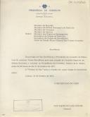 Convocatória (Minuta) para a Reunião do Conselho Superior da Defesa Nacional, a realizar no Palácio de S. Bento, pelas 16.00 horas do dia 27 de Outubro de 1972