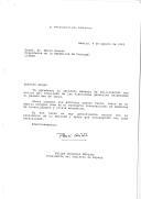 Carta do Presidente do Governo de Espanha, Felipe González Márquez, dirigida ao Presidente da República de Portugal, Mário Soares, agradecendo a sua mensagem de felicitações pelos resultados das eleições gerais de junho no seu país.