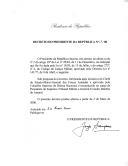 Decreto que reconduz, por proposta do Governo, o General Evandro Botelho do Amaral no cargo de Presidente do Supremo Tribunal Militar, com efeitos a partir de 5 de maio de 2000.