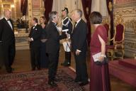 O Presidente da República, Marcelo Rebelo de Sousa oferece um jantar no Palácio da Ajuda à Presidente da Confederação Suíça, Doris Leuthard, no âmbito da visita de Estado a Portugal, a 28 de novembro de 2017