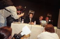 Deslocação do Presidente da República, Jorge Sampaio, à FNAC-Chiado, por ocasião do lançamento do livro "Direito à Cidadania", de Alberto Martins, a 19 de setembro de 2000