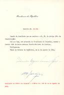 Decreto de nomeação do Dr. João de Matos Antunes Varela para o cargo de Ministro da Justiça. 