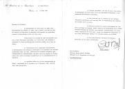 Carta do Presidente da República do Senegal, Abdou Diouf, dirigida ao Presidente da República, Mário Soares, assinalando a participação de Portugal na 8ª Feira Internacional de Dakar, em 1988, e esperando contar, novamente, com a presença portuguesa na 9ª edição, programada para se realizar entre 29 de novembro e 10 de dezembro de 1990.