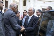 Visita de Estado ao Egito. O Presidente da República Marcelo Rebelo de Sousa reúne, no Cairo, com o Presidente do Parlamento e com o Primeiro-Ministro egípcios, a 12 de abril de 2008
