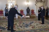 O Presidente da República Marcelo Rebelo de Sousa recebe, em cerimónia no Palácio de Belém, as cartas credenciais de novos embaixadores em Portugal, a 20 de julho de 2020