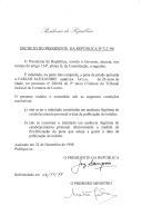 Decreto que indulta, na parte não cumprida, a pena de prisão aplicada a Carlos Alexandre Almeida Ávila, de 26 anos de idade, no processo n.º 280/94 do 2.º Juízo Criminal do Tribunal Judicial da Comarca de Loures.