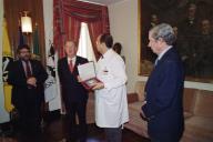 Deslocação do Presidente da República, Jorge Sampaio, à Faculdade de Medicina de Lisboa, a 9 de outubro de 2003