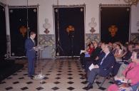 O Presidente da República, Jorge Sampaio, preside ao lançamento do Livro "Cidadania e construção europeia", no Palácio de Belém, a 15 de junho de 2005