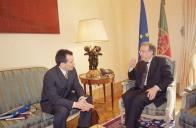 Audiência concedida pelo Presidente da República, Jorge Sampaio, ao deputado Daniel Campelo,  a 4 de fevereiro de 2000
