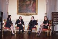 Jantar oferecido pelo Presidente da República e Senhora de Jorge Sampaio em honra dos Reis da Suécia, no Palácio Nacional da Ajuda, a 2 de junho de 1998