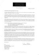 Carta do Presidente da República da Eslovénia, Milan Kucan, dirigida ao Presidente da República Portuguesa, Jorge Sampaio, convidando-o a participar no encontro de trabalho do "Collegium" de Bled, de 1 a 3 de outubro de 2001