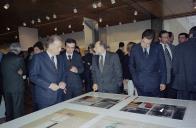 Deslocação do Presidente da República, Jorge Sampaio, à Fundação Calouste Gulbenkian, por ocasião da inauguração da exposição "Daciano Costa Designer", a 15 de maio de 2000