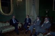 Almoço oferecido pelo Presidente da República, Jorge Sampaio, ao Prof. Marcelo Rebelo de Sousa, no Palácio de Belém, a 10 de Maio de 1999
