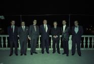 O Presidente da República, Jorge Sampaio, oferece uma jantar no Palácio de Belém, em honra do escritor Gore Vidal, a 7 de maio de 1998